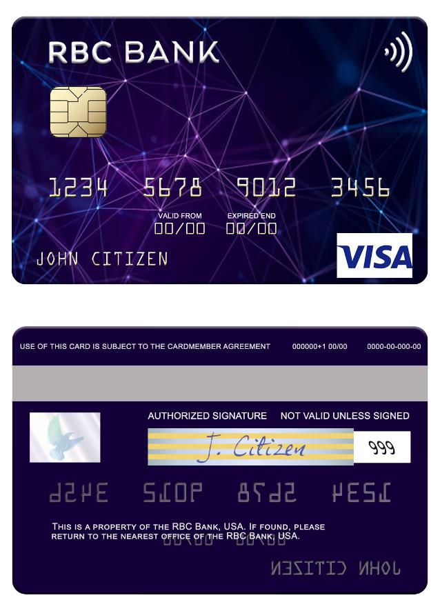 USA RBC Bank visa card